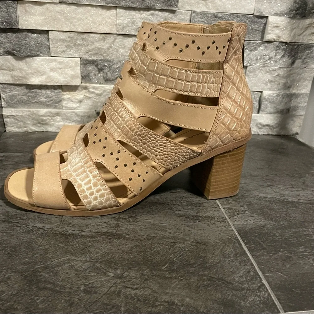 Gimmicks Studded Leather Heeled Sandal - Picture 3 of 9